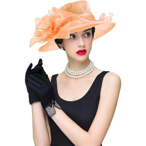 Women\'s Kentucky Hat Wide Brim Orange